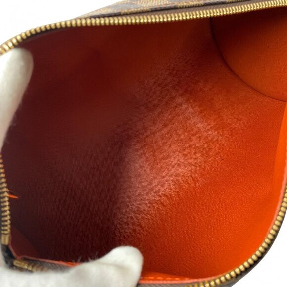 LOUIS VUITTON Authentic Brown Damier Papillon 30 Pouch - Picture 7 of 16